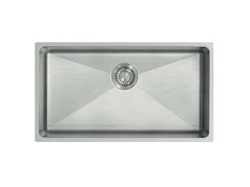 32 inch Stainless Steel Undermount Single Bowl Kitchen Sink - Trend 32 - Sink Depot